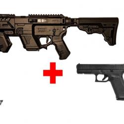 PROMO GLOCK 17 Gen5 MOS FS 9x19 Neuf avec RECOVER PIX+ Conversion GLOCK