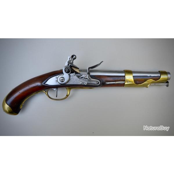 Pistolet modle 1763-66 1er type de Maubeuge construit en 1769
