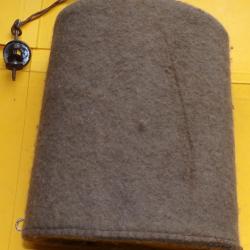 GOURDE DE L'ARMEE ANGLAISE SANS SON BOUCHON EN LIEGE, IL FAUT TAILLER UN BOUCHON EN LIEGE POUR LE RE