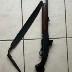 Remington 7400 avec point rouge et balles