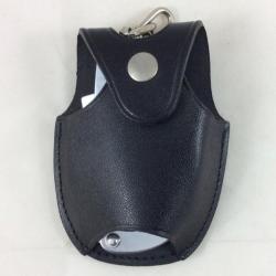 Étui menottes cuir noire vide