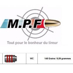 1000 Balles MPF Ogives plomb 38 WC 148 Gr Ø 357" en port gratuit