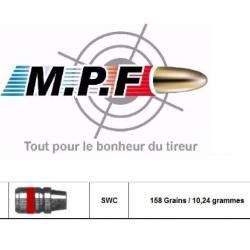 1000 Balles MPF Ogives plomb 38 SWC 158 Gr Ø 357" en port gratuit