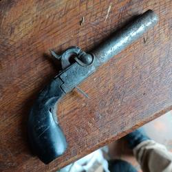 Pistolet a percussion a restaurer n2