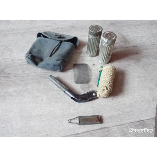 Kit /trousse de nettoyage pour carabine, fusil K11 ou K31, STG, 1889, 96/11 Rubin Suisse (3)