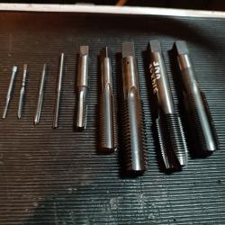 Lot tarauds professionnel impérial us anglais lot B