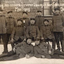 CPA -Photo - Un Groupe Soldats Allemands - N&deg;3160