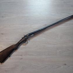 Fusil de chasse a chien juxtaposé cal.16 percussion centrale L.J JOUBERT St Etienne fin XIX