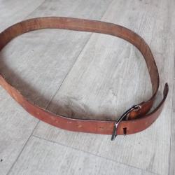 1989 Ceinture, ceinturon militaire suisse. Taille 110 cm.