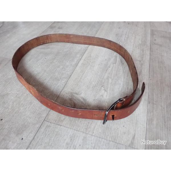 1989 Ceinture, ceinturon militaire suisse. Taille 110 cm.