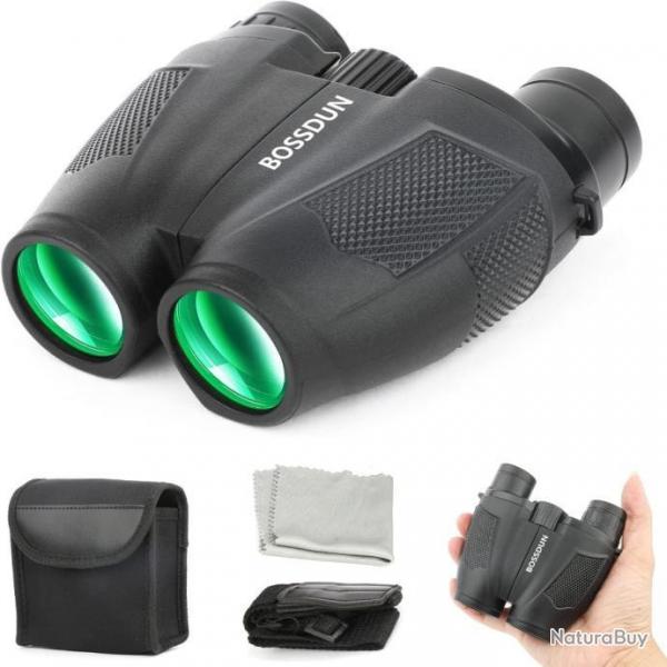 Jumelles 12x25 tanches FMC Prisme BAK4 Compacts  Zoom Chasse Sports Vision  Faible Luminosit