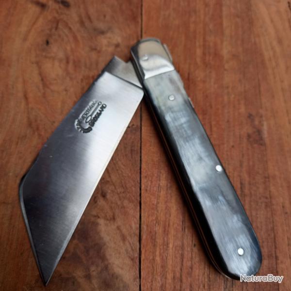 Couteau Rgional LANGRES VRITABLE CUILLRE  BROSSARD Manche en Corne