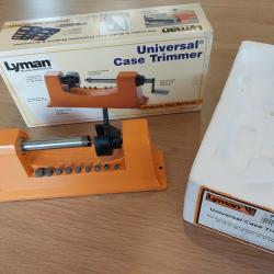 Raccourcisseur de douilles Lyman universal trimmer avec 9 pilotes