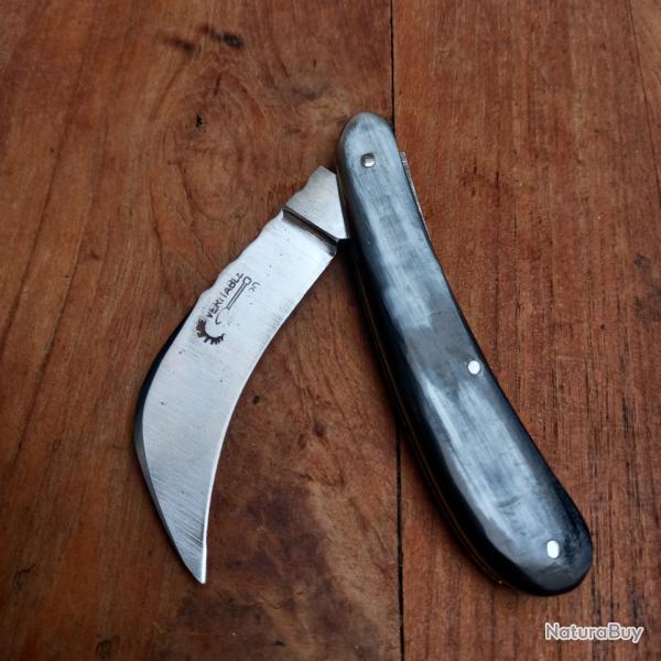 Couteau Rgional SERPETTE VRITABLE CUILLRE  BROSSARD Manche en Corne