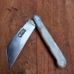 Couteau Régional DONJON VÉRITABLE CUILLÈRE  BROSSARD Manche en Corne