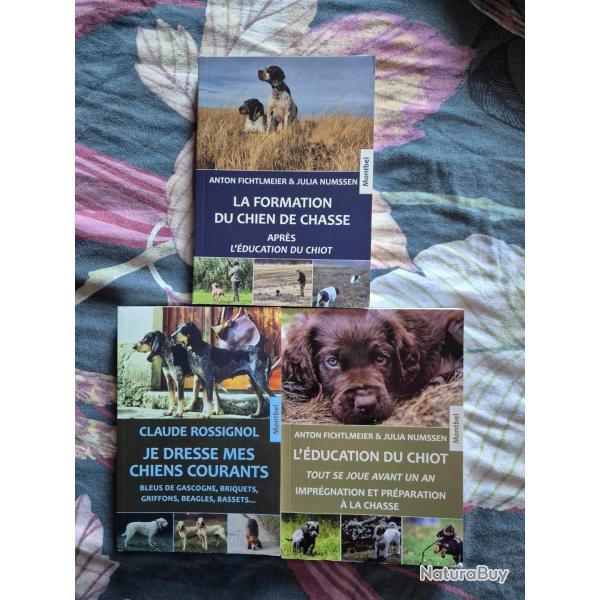 Lot de 3 livres sur les chiens