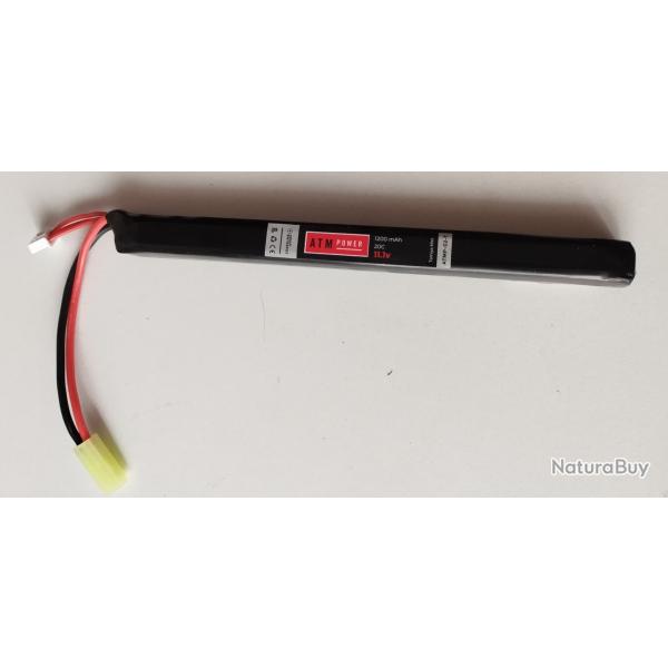 Batterie ATM - Li-Po 11,1V - 1200mAh - type AK