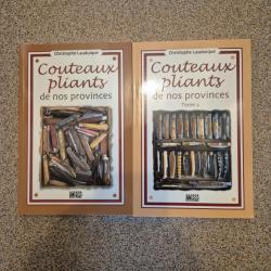 2 livres Couteaux Pliants de nos provinces tome 1 et tome 2