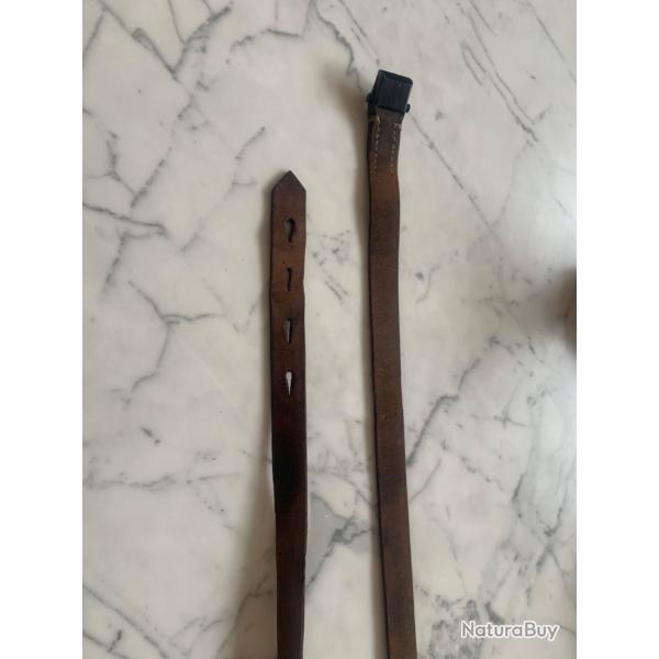 Bretelle fusil type K98 . 4 trous .
