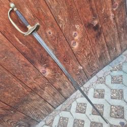 Epée sabre sous officier modèle 1867