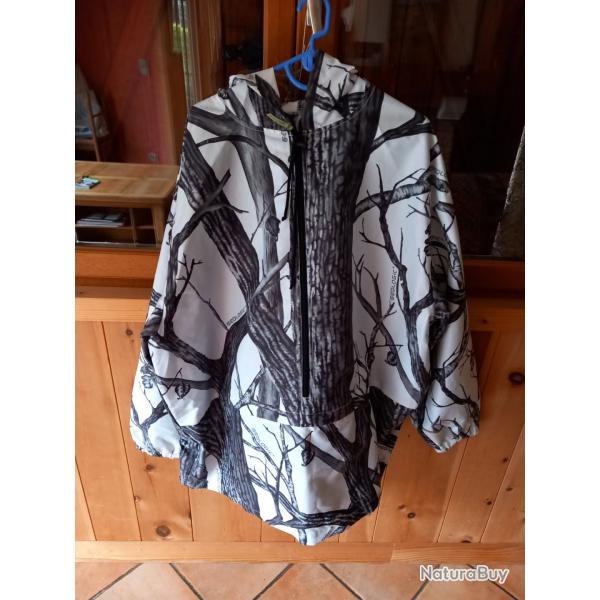 Ensemble chasse camo blanc Decathlon tat neuf pantalon+veste