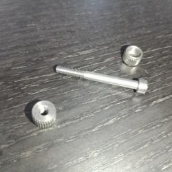 VIS INOX  COMPLÈTE POUR PLAQUETTES DE REVOLVER NEUF