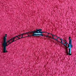 bipod pour F Class 3D SPACE BIPOD, noir, attack Anshutz et Picatinny