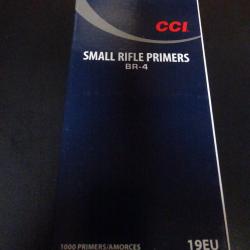 Amorces Small Rifle CCI BR4 Boite de 1000