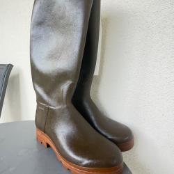 BOTTES LE CHAMEAU SAINT HUBERT POUR HOMMES DOUBLÉES CUIR Taille 42 superbes