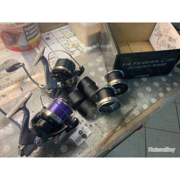 2 Moulinets Shimano Ultegra CI4+ 5500XSB