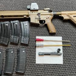 HK416 A5 GBBR RAL8000 VFC/Umarex full upgrade