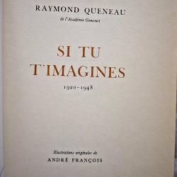 Si tu t'imagines (1920-1948) - Raymond Queneau