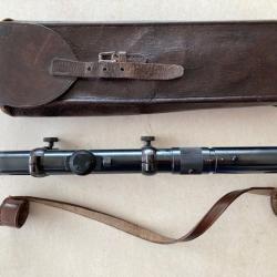 Lunette BISCHOFF BRAUNSCHWEIG  DINOX  2-4 x tout acier avec montage DISKOP pour rail de 11 mm