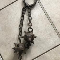 FLEAU D'ARME VIOLET LE DUC EN FER ENV 1,8 kg