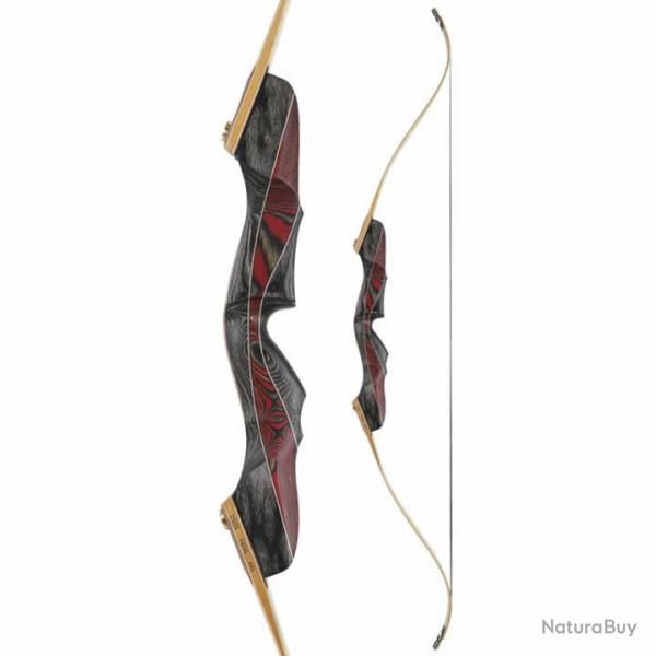 Arc dmontable Gallina rouge 64" 40lb - White Feather