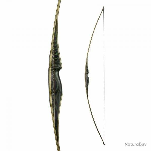 Longbow Turul Vert 68" 40lb Arc - White Feather