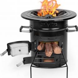 Poêle à bois pour camping - Barbecue - Randonnée - Bush kraft Survie -  Livraison rapide et gratuite