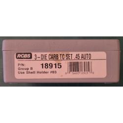 Jeux d'outils RCBS 3-Die Set cal.45 ACP #18915 (Groupe B)