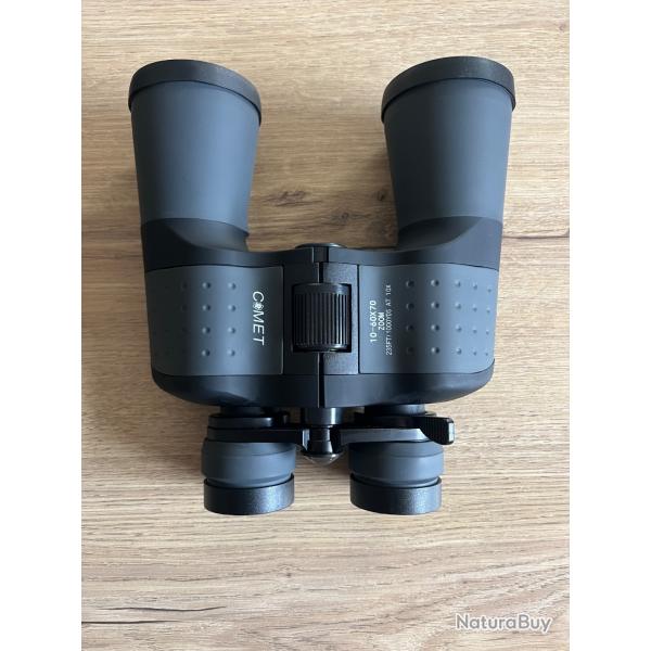 ENCHERE JUMELLES COMET PRO ZOOM 10-60x70 NOIR