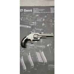 REVOLVER SMITH&WESSON CALIBRE 22 SHORTS CATEGORIE D (vente libre)