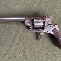 REVOLVER A BROCHE type LEFAUCHEUX cal. 9mm fabrication espagnole à Durango