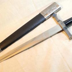 Dague médiévale avec fourreau - EBR24DGM002