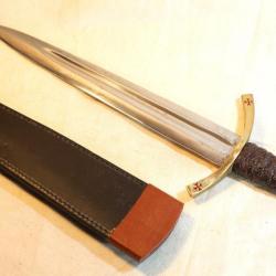 Grande Dague médiévale avec fourreau - EBR24DMD003