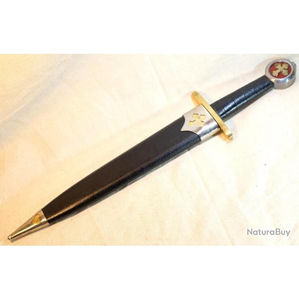 Grande Dague mdivale avec fourreau - REF EBR24DMD002