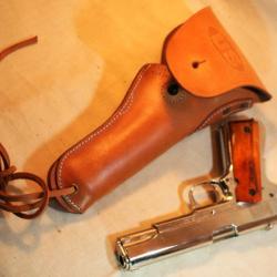 Holster colt 45 réglementaire US ARMY WWII cuir - REF EBR24CLT016