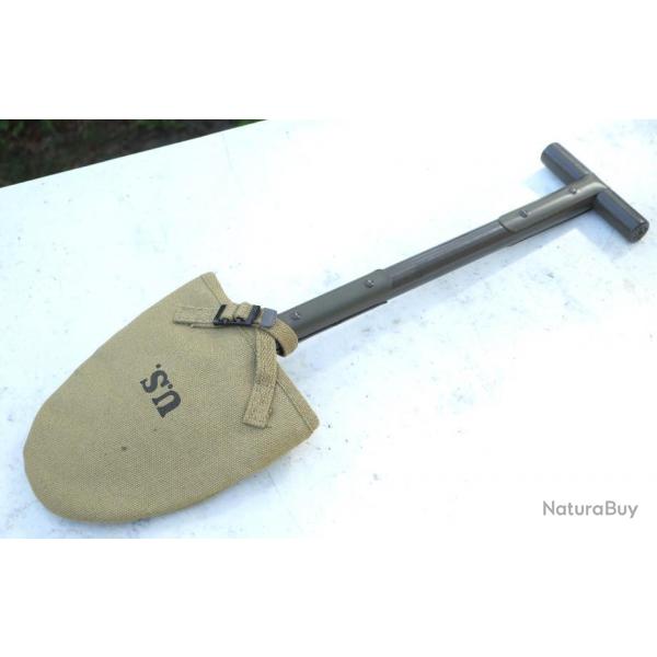 US ARMY - pelle US T SEMS avec sa housse miltec WWII - REF EBR24PEL001