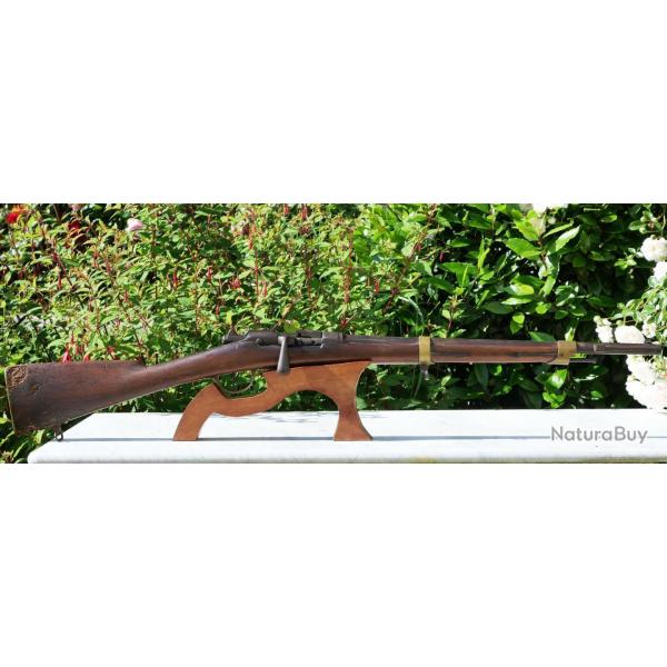 Mousqueton d'artillerie monte GRAS Manufacture d'arme Tulle 1866 chasse CAL 24 REF JLB25GRA001