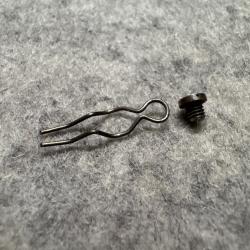 Ressort de sureté + vis pour fusil Lanber arma Cal12 superposé (Ref130)