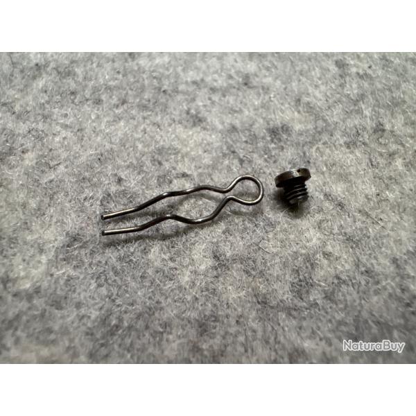 Ressort de suret + vis pour fusil Lanber arma Cal12 superpos (Ref130)