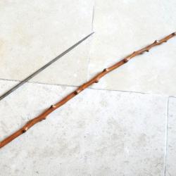 Cravache avec dague dissimulée bouton arme parfaitement masqués époque XIX HER25CAN006